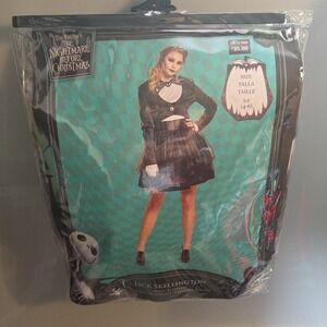 Jack Skellington Nightmare Before Christmas Dress Costume Women's Small (4-6)